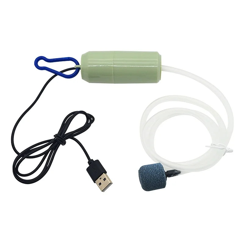 Portable USB Aquarium Air Pump 5V Mini Oxygenator Fish Tank Aerator