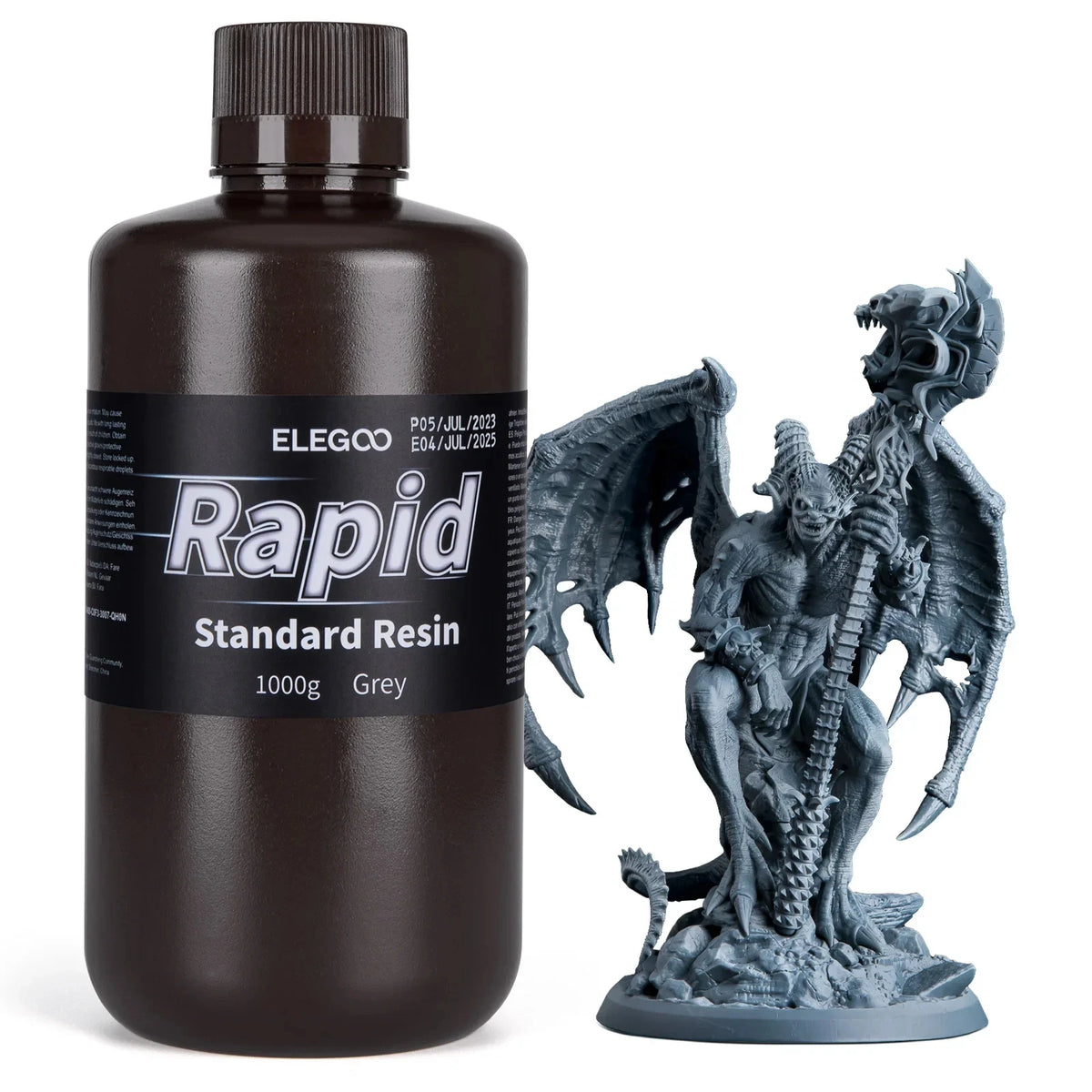 UV 3D Printing Resin 405nm, ABS-like, Water Washable, 8K Compatible for MSLA/DLP/LCD Printers