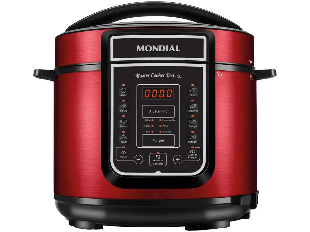 Digital Electric Pressure Cooker 5L (5.3 qt) 900W Programmable Multi-Cooker - 220V
