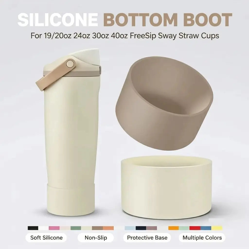 Silicone Bottom Boot Protector for Straw Tumblers — Fits 19oz/20oz (562/591ml), 24oz (710ml), 30oz (887ml), 40oz (1183ml)