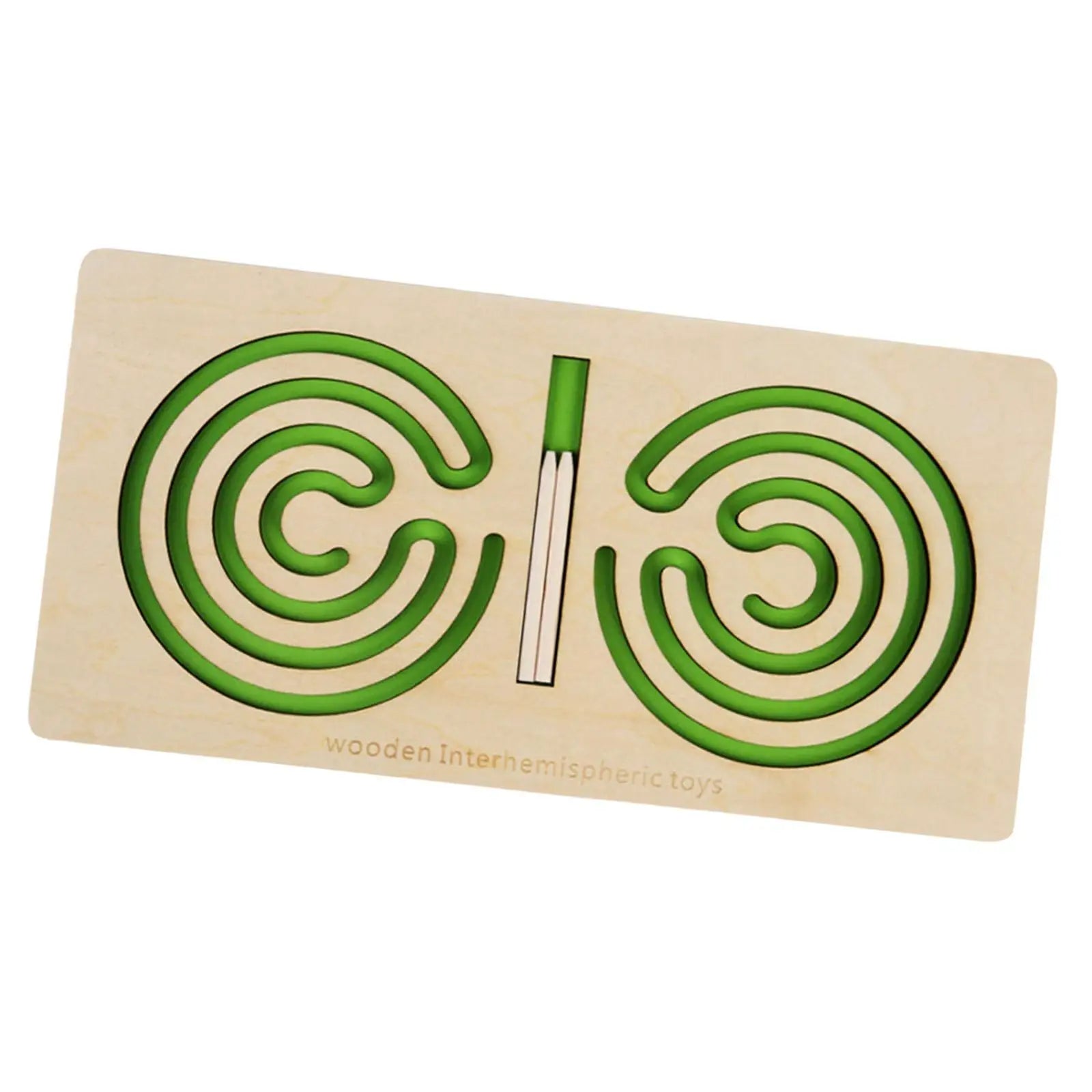 Wooden Maze Activity Board – Fine Motor Skills & Pen Control Toy for Preschoolers, Left & Right Brain Development, Travel Sensory Gift