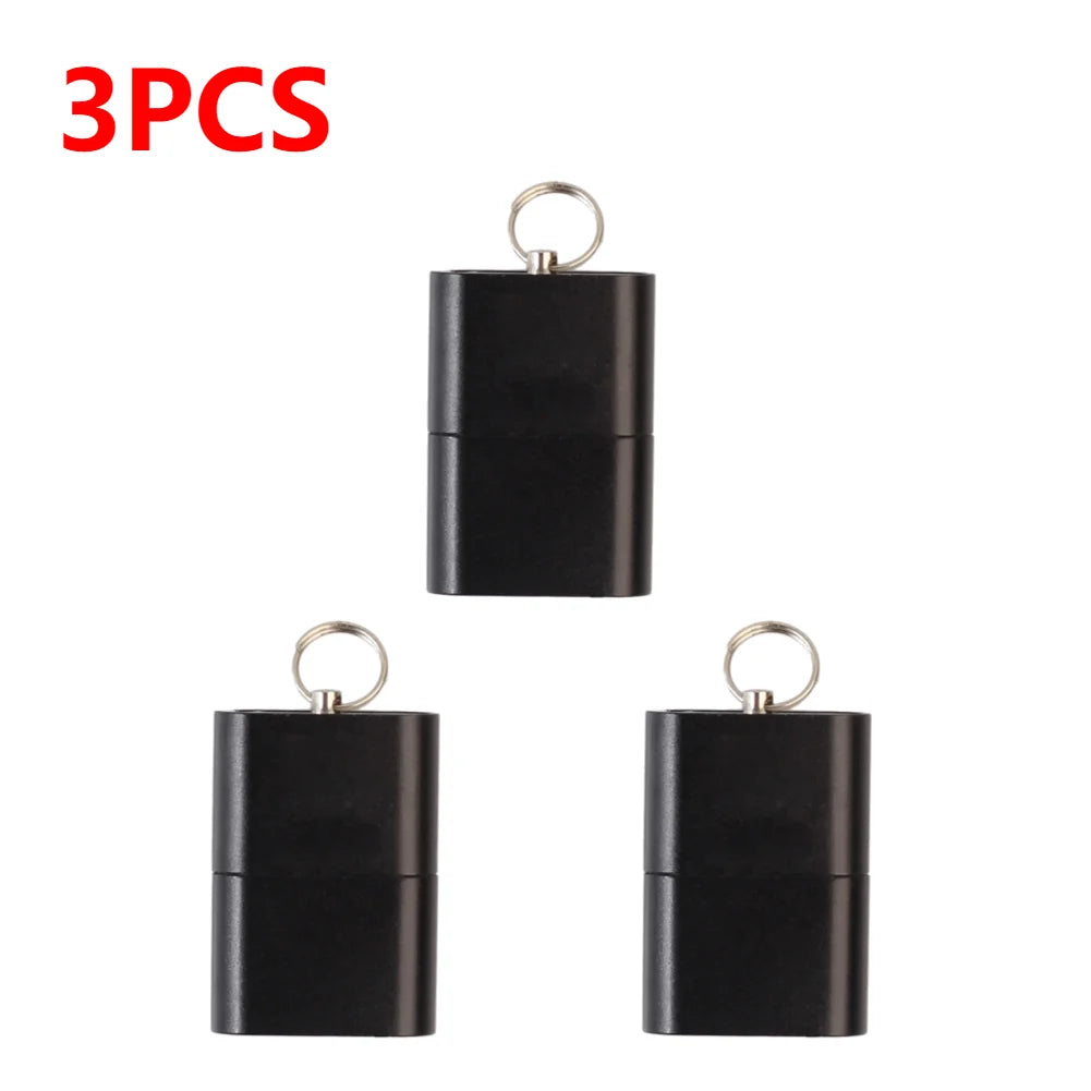 Mini Aluminum USB 2.0 Micro SD / TF Card Reader - High-Speed 480 Mbps, Plug & Play