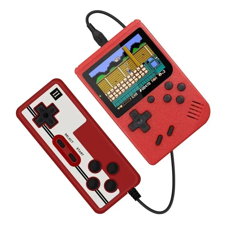 Retro Mini Handheld Game Console 2.4-Inch (6.1 cm) - Portable 8-Bit Player with 500 Built-In Games, AV Out & Rechargeable Battery