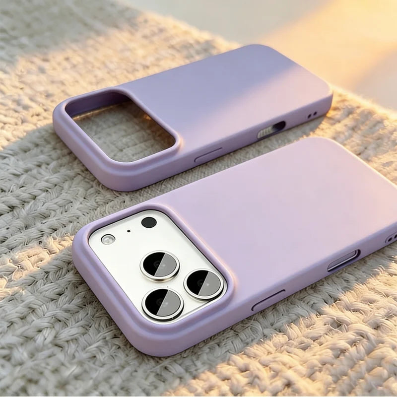 Liquid Silicone Full-Coverage iPhone Case — Shockproof Soft Matte, Anti-Fingerprint & Anti-Scratch
