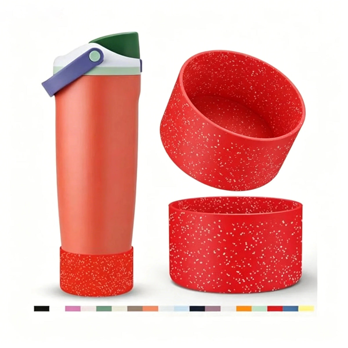 Silicone Bottom Boot Protector for Straw Tumblers — Fits 19oz/20oz (562/591ml), 24oz (710ml), 30oz (887ml), 40oz (1183ml)