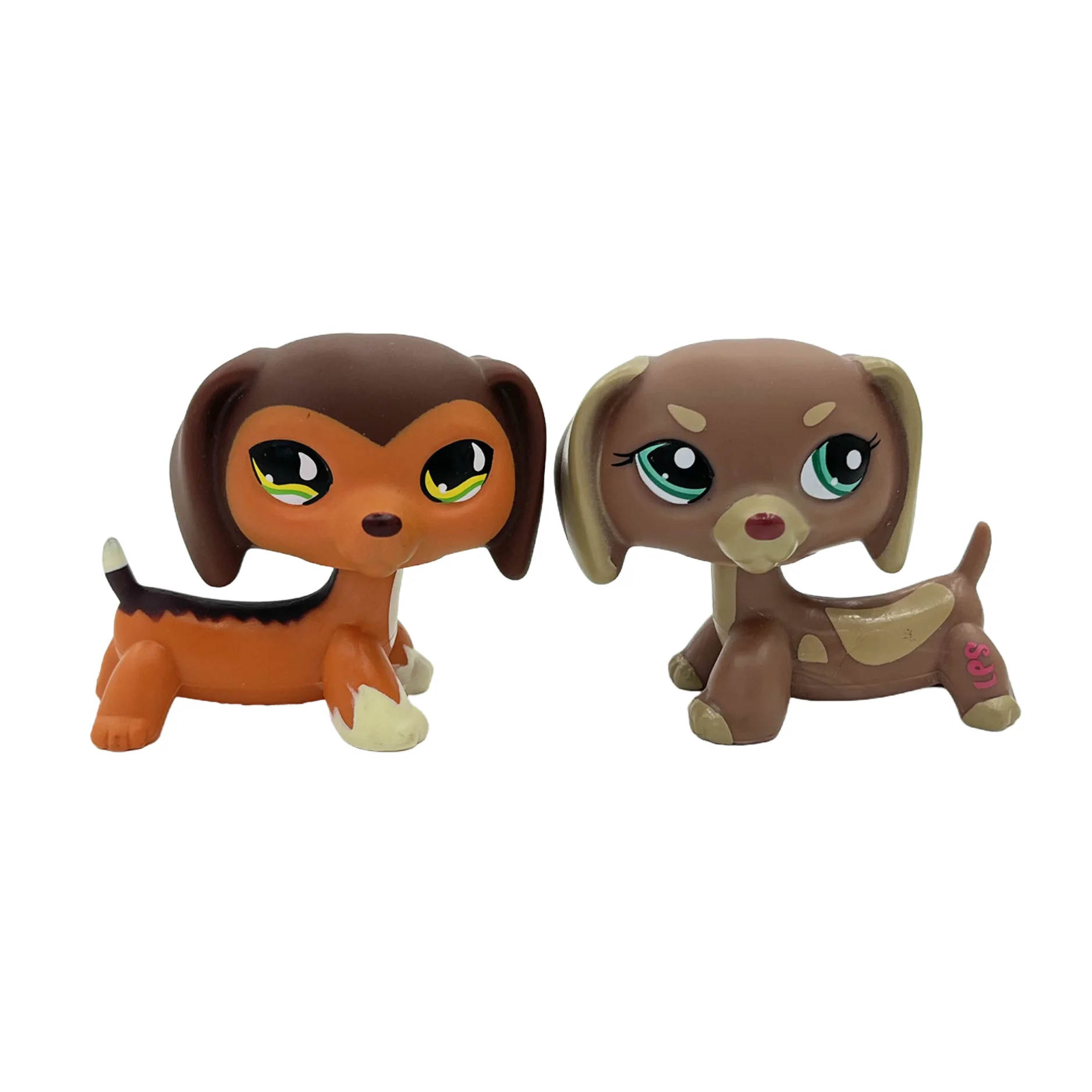 2-Pack Mini Pet Figurines — Cute Dog & Cat PVC Bobble Head Collectibles, 1.5–2 in (4.8–5.5 cm)