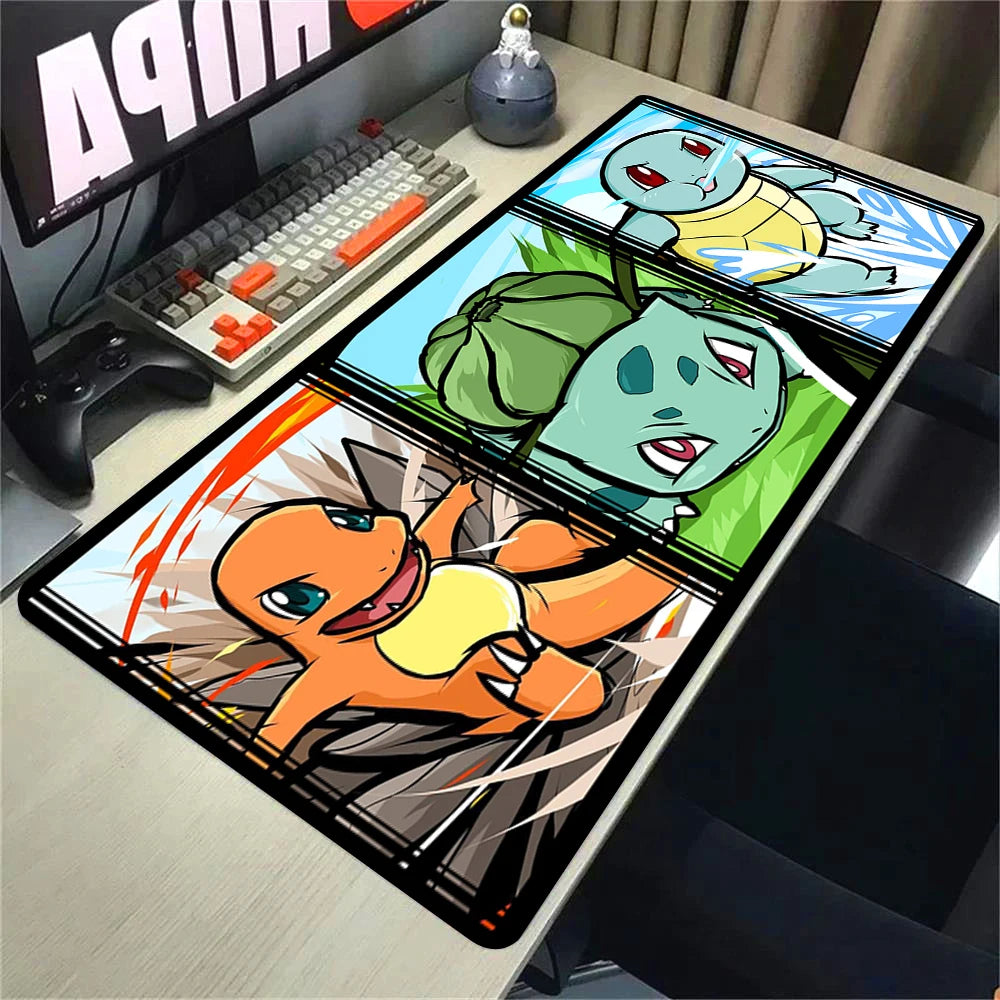 Large Anime Gaming Desk Mat 900 x 400 mm (35.4 x 15.7 in) XXL Mouse Pad – Speed Surface for PC & Office