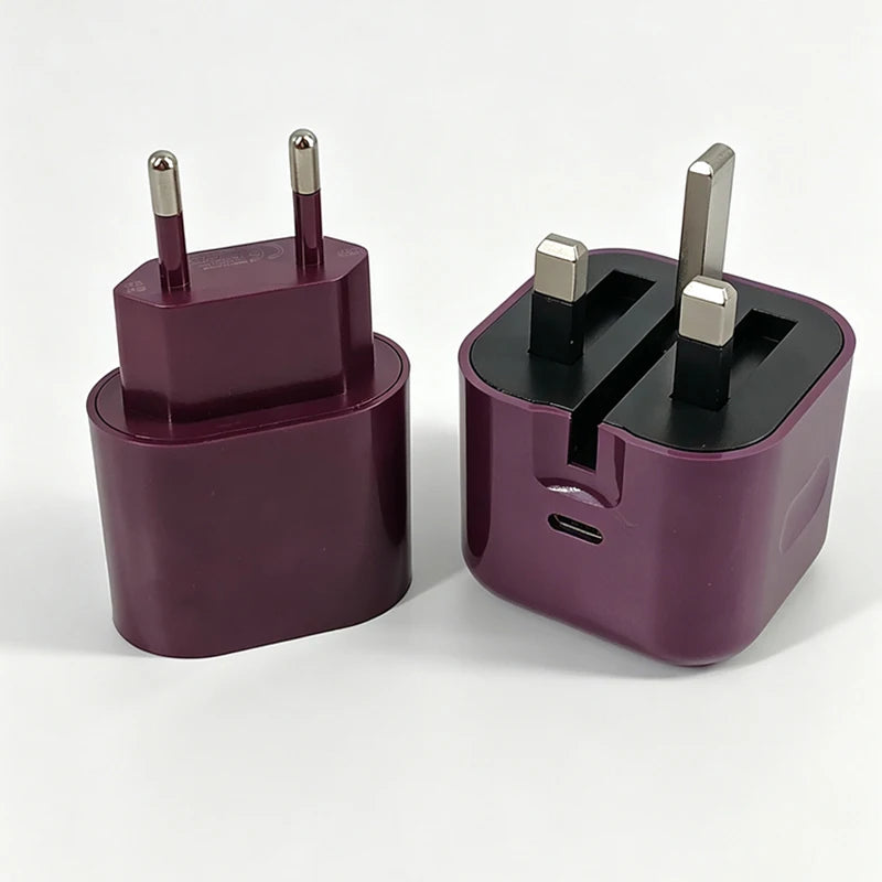 20W USB-C PD Fast Charger with USB-C Cable — Wall Adapter for iPhone (USB-C) & iPad Pro/Air