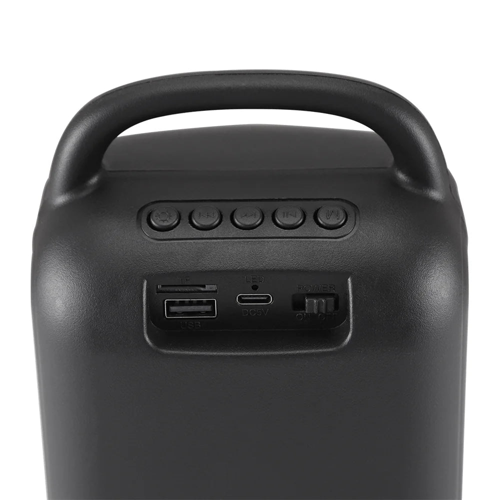 1000W Bluetooth Party Speaker Portable TWS Boombox Dual 3-Inch Speakers USB TF FM Rechargeable