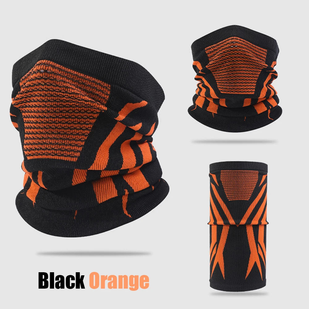 Winter Thermal Neck Gaiter Balaclava – Breathable Elastic Face Mask for Skiing, Cycling, Running & Motorcycling (Unisex)