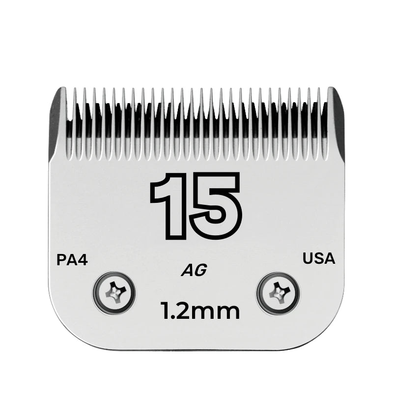 A5 Snap-On Pet Clipper Replacement Blades – 3F, 4F, 5F, 7F, 10#, 15#, 30#, 40#, 50# | Professional Dog & Cat Grooming Blades (Fits Most Detachable Clippers)