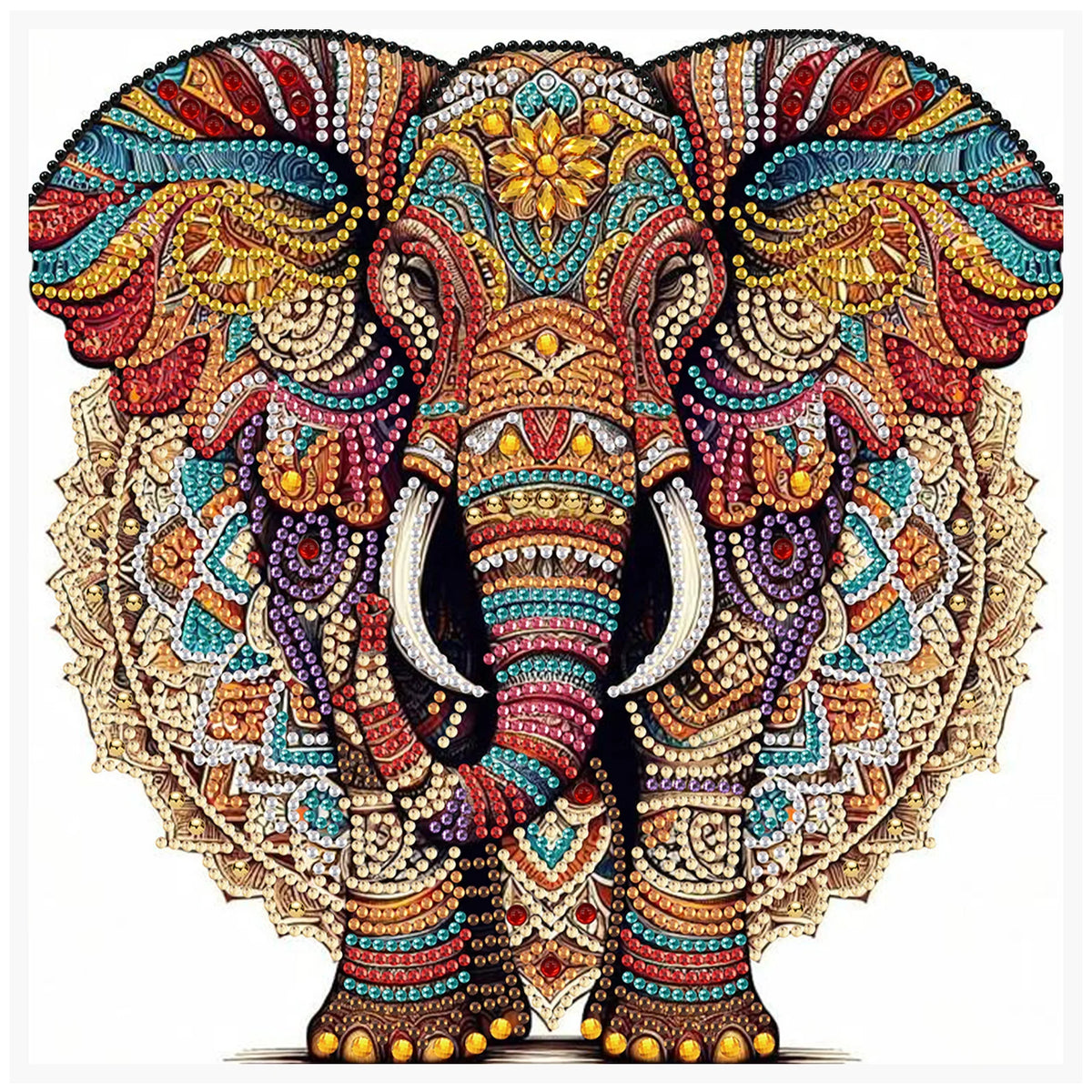 5D DIY Diamond Painting Kit Elephant Pattern