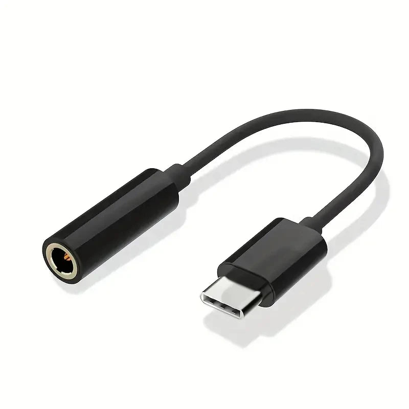 USB-C to 3.5mm Headphone Adapter, USB C to AUX Audio Dongle, 3.5mm (0.14 in) Jack for Phones & Tablets