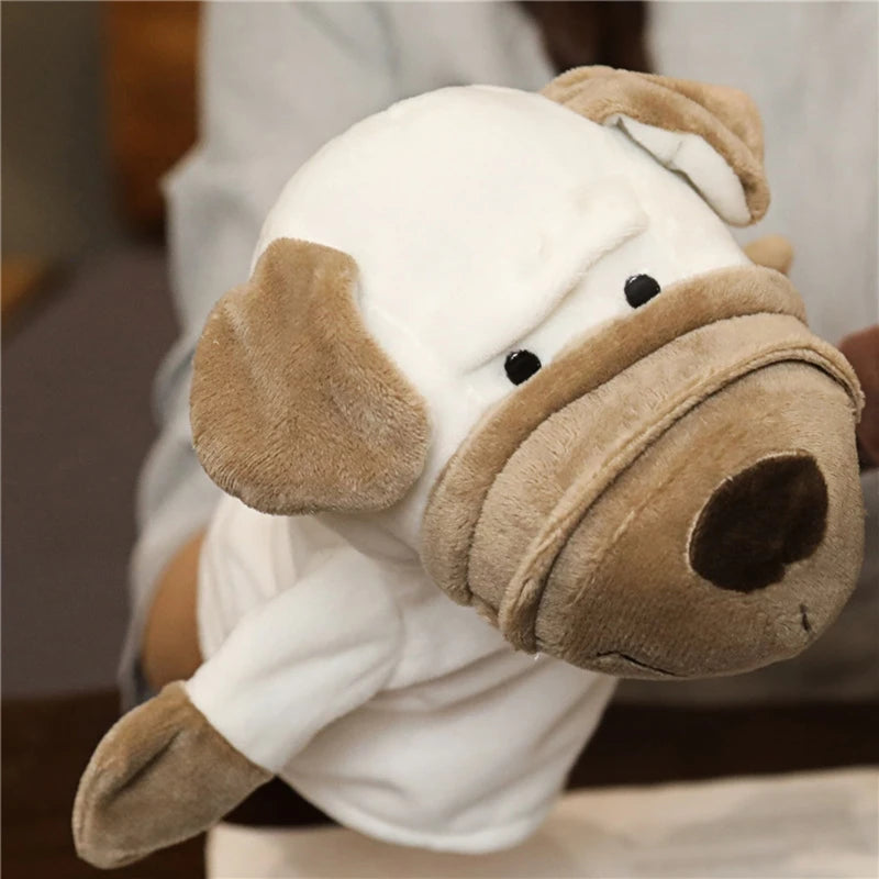 Cartoon Hand & Finger Plush Puppets — Soft Hand Puppet for Kids Party Favors & Family Fun