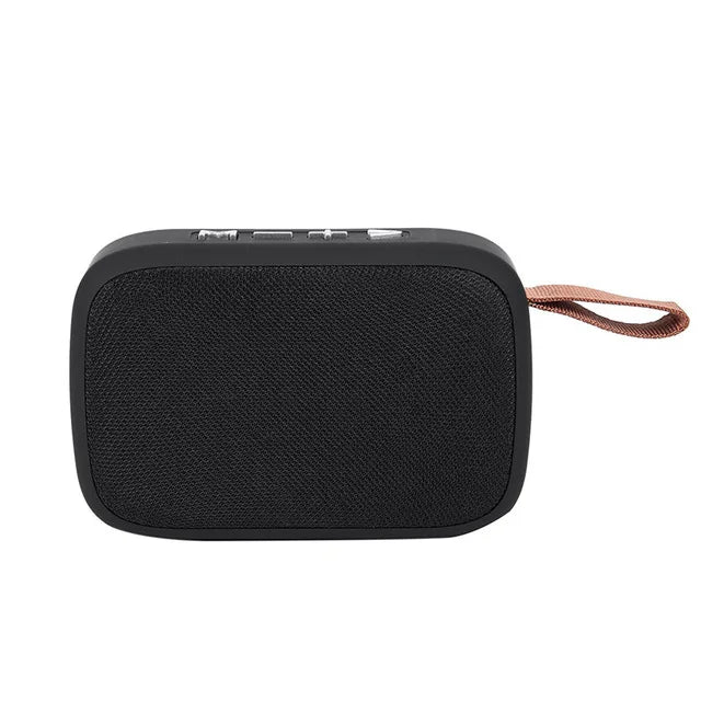Portable Fabric Bluetooth Speaker Waterproof Rechargeable TF Card FM Radio 3W 4.65 x 3.07 x 1.54 in (118 x 78 x 39 mm)