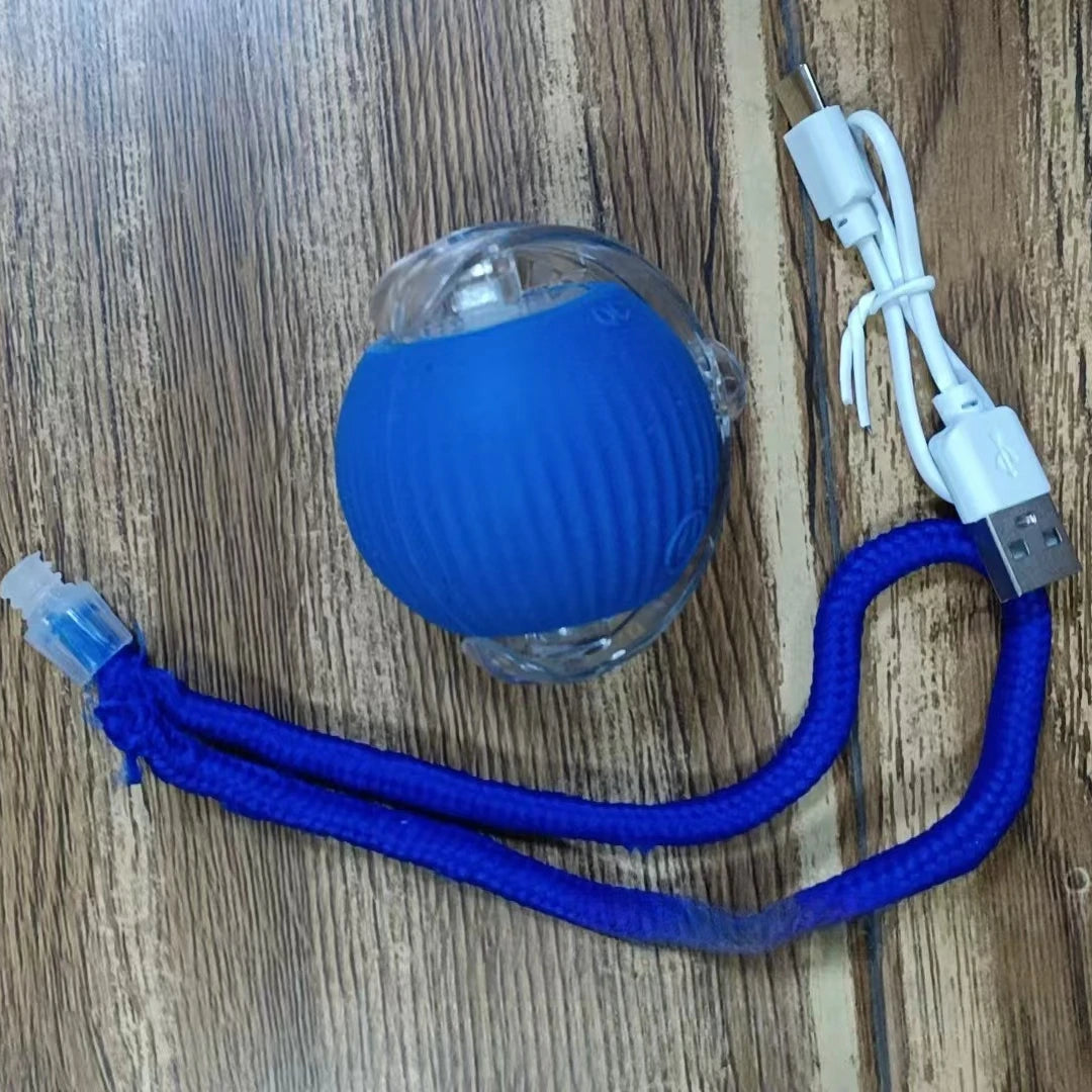 Rechargeable Self-Moving Rolling Ball Cat Toy — Interactive Indoor Toy for Kittens & Cats
