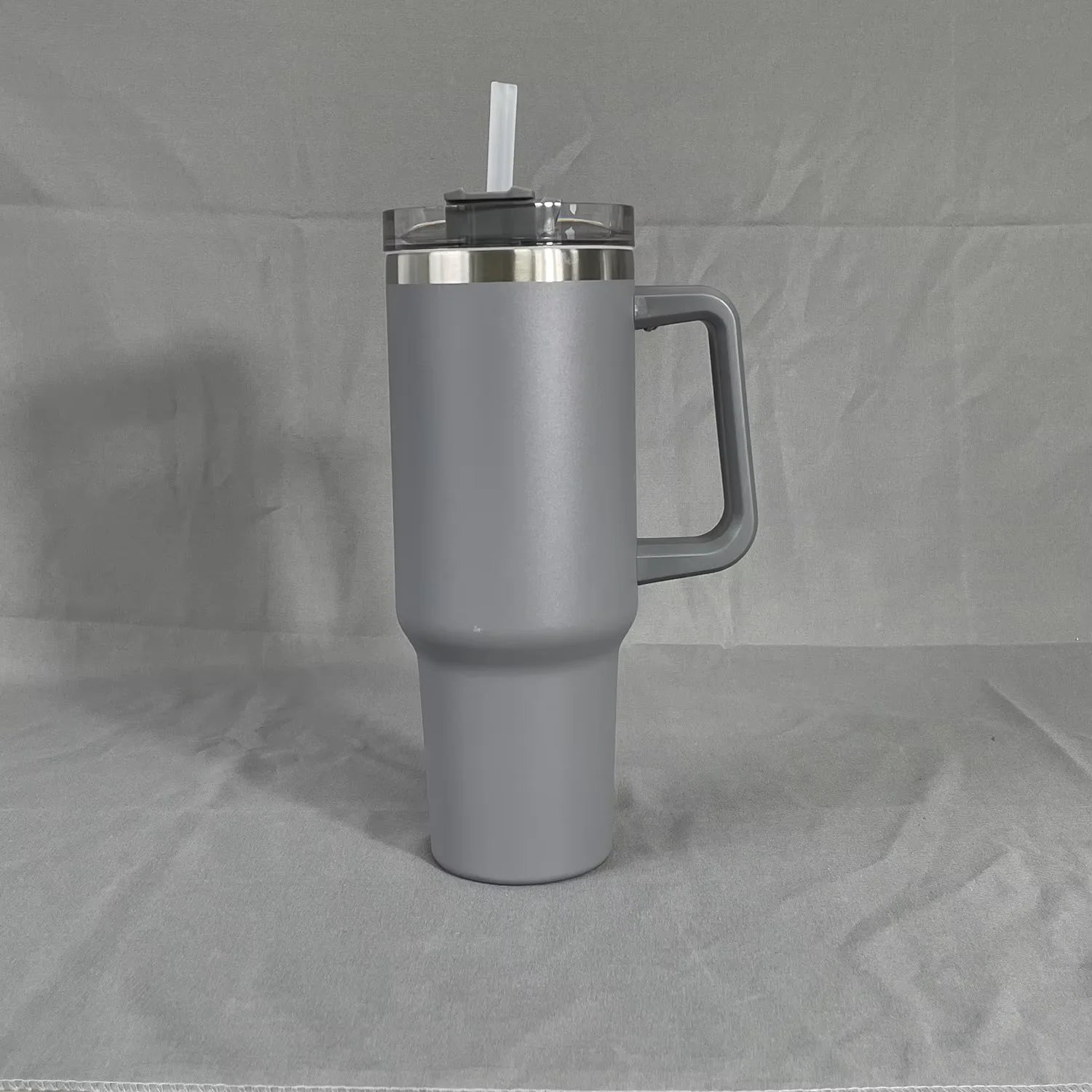 40oz Vacuum Insulated Tumbler with Handle & Straw Lid | Stainless Steel Travel Bottle