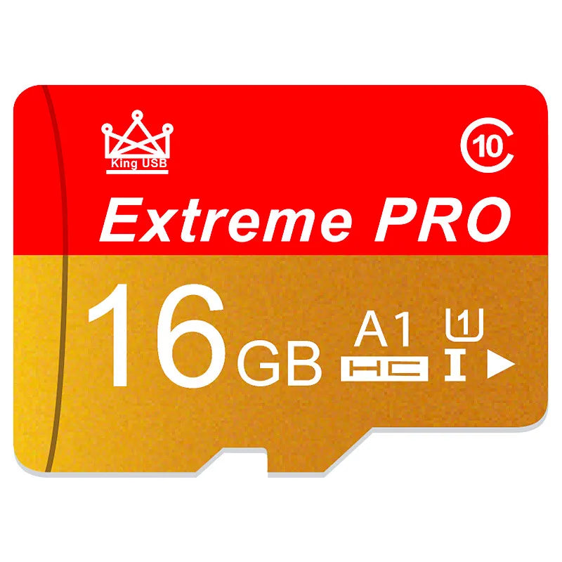High Endurance MicroSD / TF Memory Card - 32GB, 64GB, 128GB, 256GB (Up to 100MB/s) U1 V10 A1 Class 10 - Includes Adapter