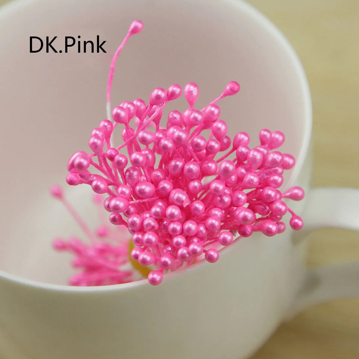 120-150 Pcs 55mm (2.17 in) Artificial Flower Stamens - Multicolor Double-Head DIY Wedding & Scrapbook Decorations