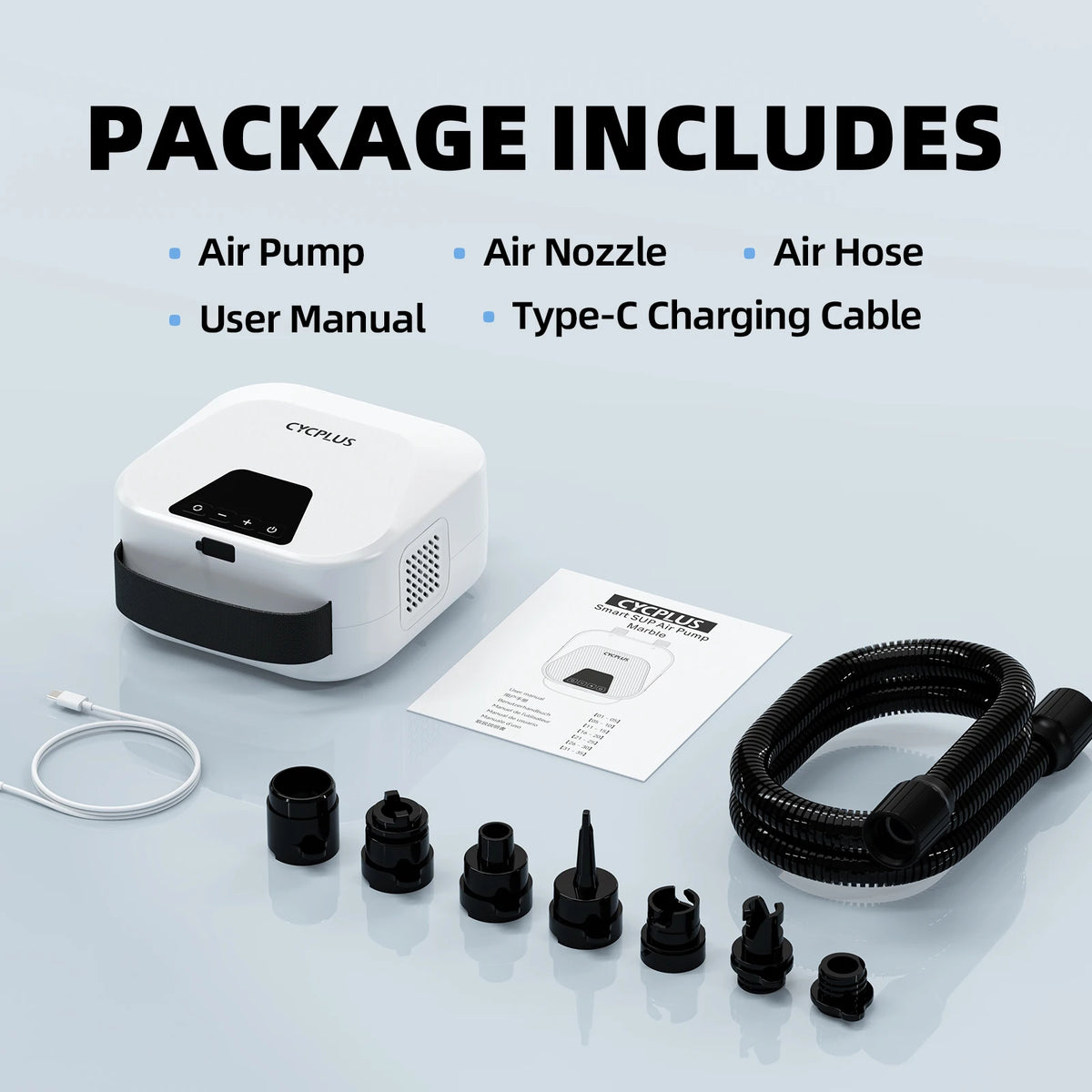 20 PSI Cordless Electric SUP Pump 38.48Wh Battery - Portable Inflator for Paddle Boards, Inflatable Boats & Air Mattresses
