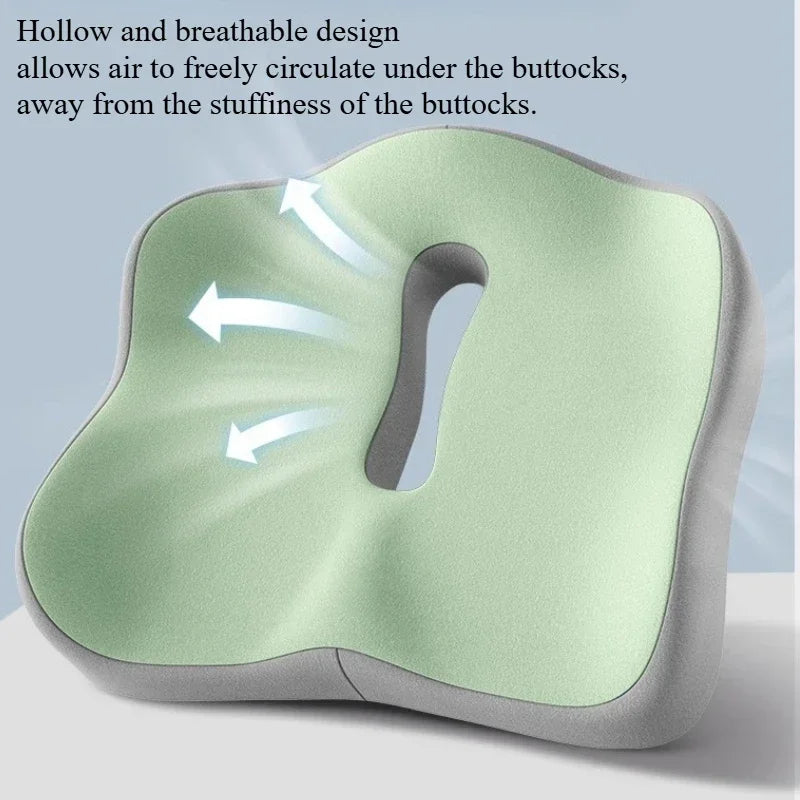 3D ergonomic memory foam chair cushion, view 4