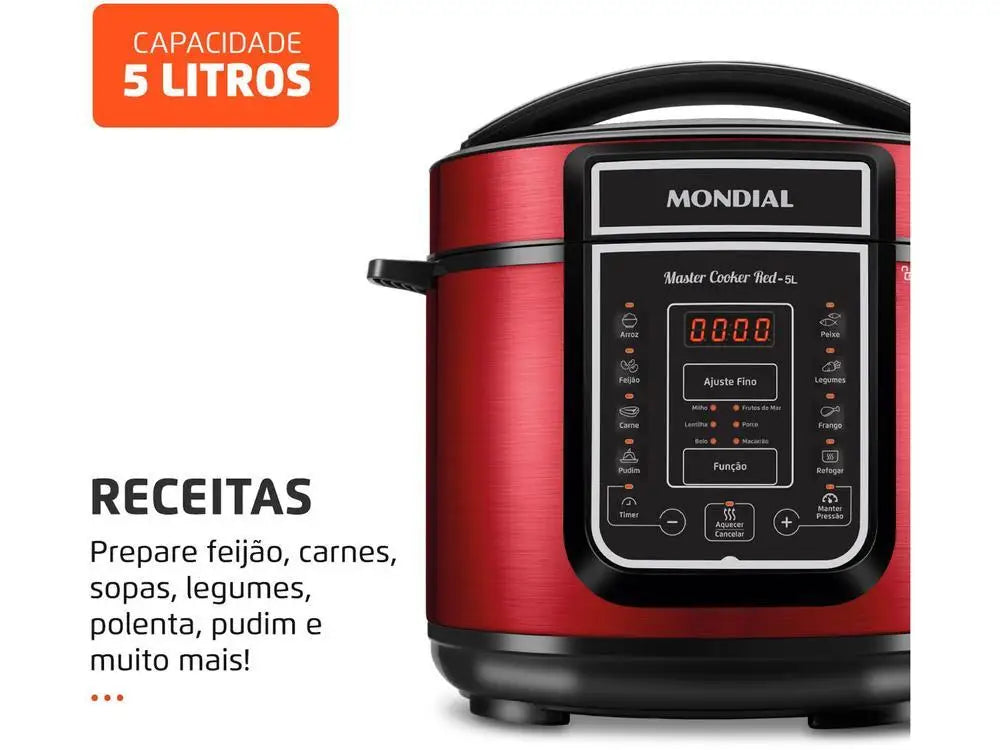 Digital Electric Pressure Cooker 5L (5.3 qt) 110V – 900W 14-Program Multi Cooker