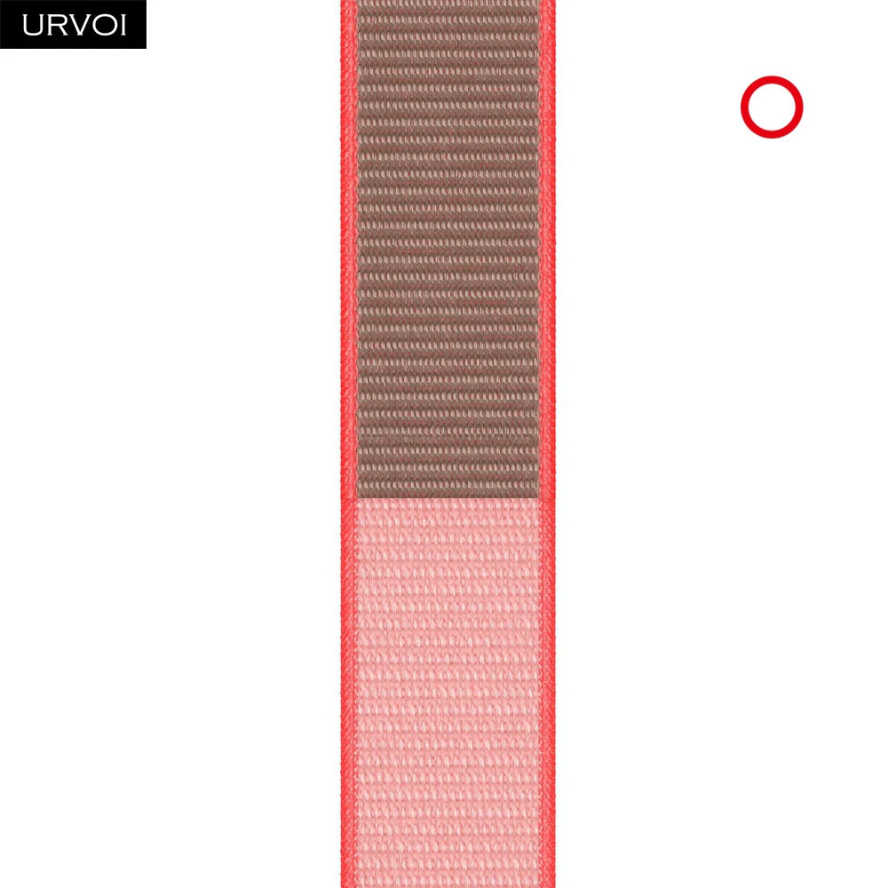 Nylon Sport Loop Band for Apple Watch — Breathable Hook & Loop Fastener — Fits 42/44/45/46/49mm