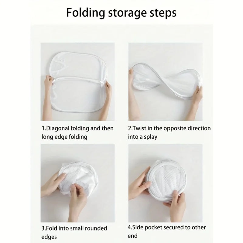 Collapsible Pop-Up Mesh Laundry Hamper – Portable Foldable Clothes Basket for Home, Dorm & Travel