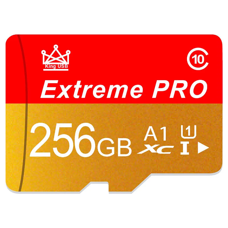High Endurance MicroSD / TF Memory Card - 32GB, 64GB, 128GB, 256GB (Up to 100MB/s) U1 V10 A1 Class 10 - Includes Adapter