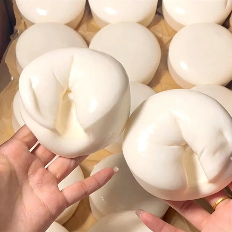 Squishy Yogurt Cake Bread Squeeze Toy Slow-Rising Soft Sensory Fidget Stress Relief Gift for Adults