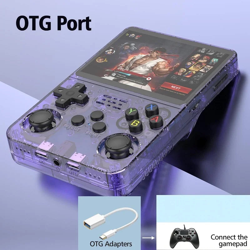 Retro Handheld Game Console 3.5-inch (8.9 cm) IPS Screen Portable Pocket Gaming Player 64GB/128GB Preloaded 15,000+ Games