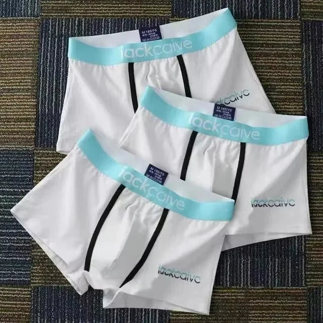 3-Pack Cotton Men's Boxers - Breathable Solid Underwear, Comfortable Fit (M-3XL)