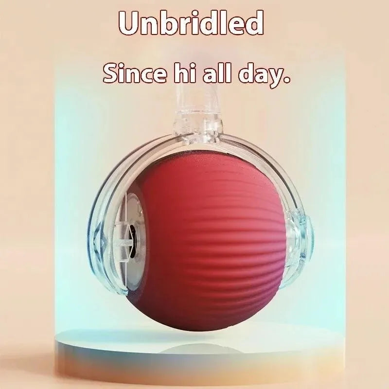 Interactive Automatic Cat Toy Ball with Motion Sensor — USB-C Rechargeable, Soft Silicone Shell