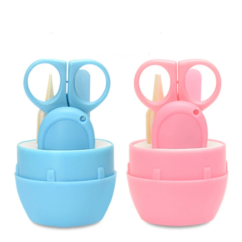 Newborn Baby Nail Care Kit - Safe Nail Scissors, Clipper & Tweezers with Portable Case
