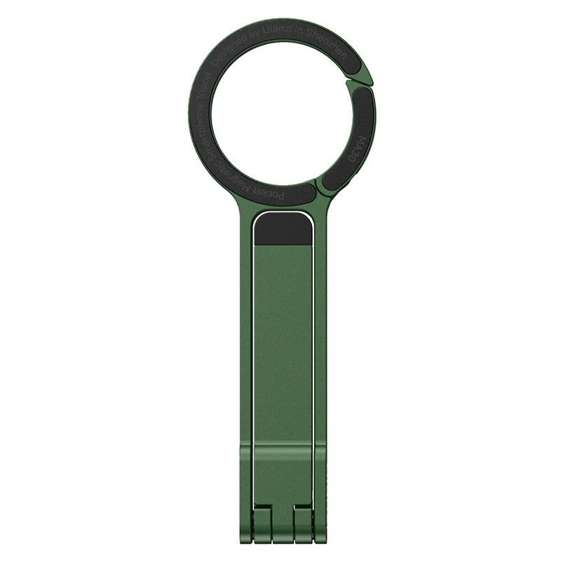 Carabiner-Mounted Mini Phone Tripod – Lightweight Aluminum Magnetic Dual-Sided Holder for Vertical & Horizontal Vlogging & Live Streaming