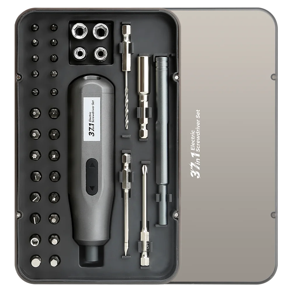 28/62-in-1 Precision Electric Screwdriver Kit — Rechargeable Cordless Mini Repair Tool Set for Phones, Laptops & Electronics