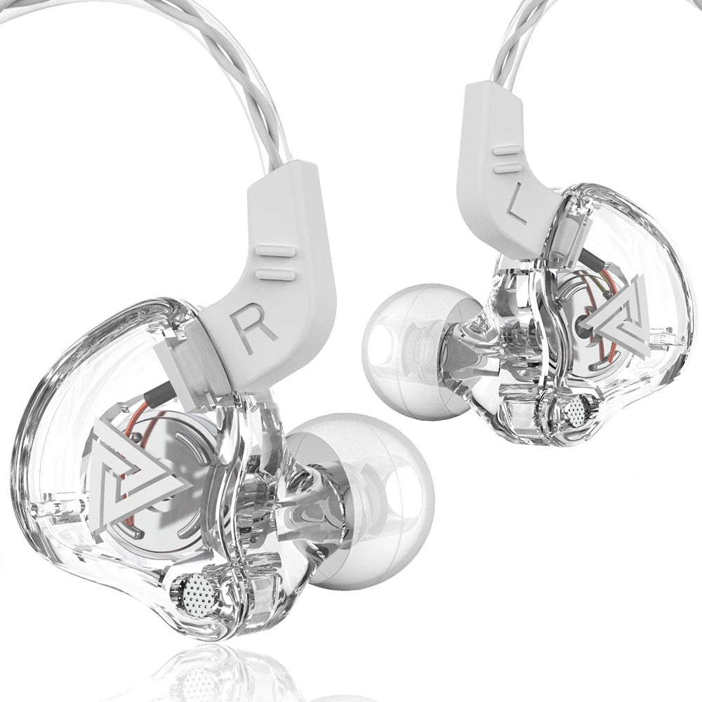 Wired In-Ear Headphones — Dual 8mm Drivers 3.5mm Stereo HiFi Earbuds with Mic for Sports
