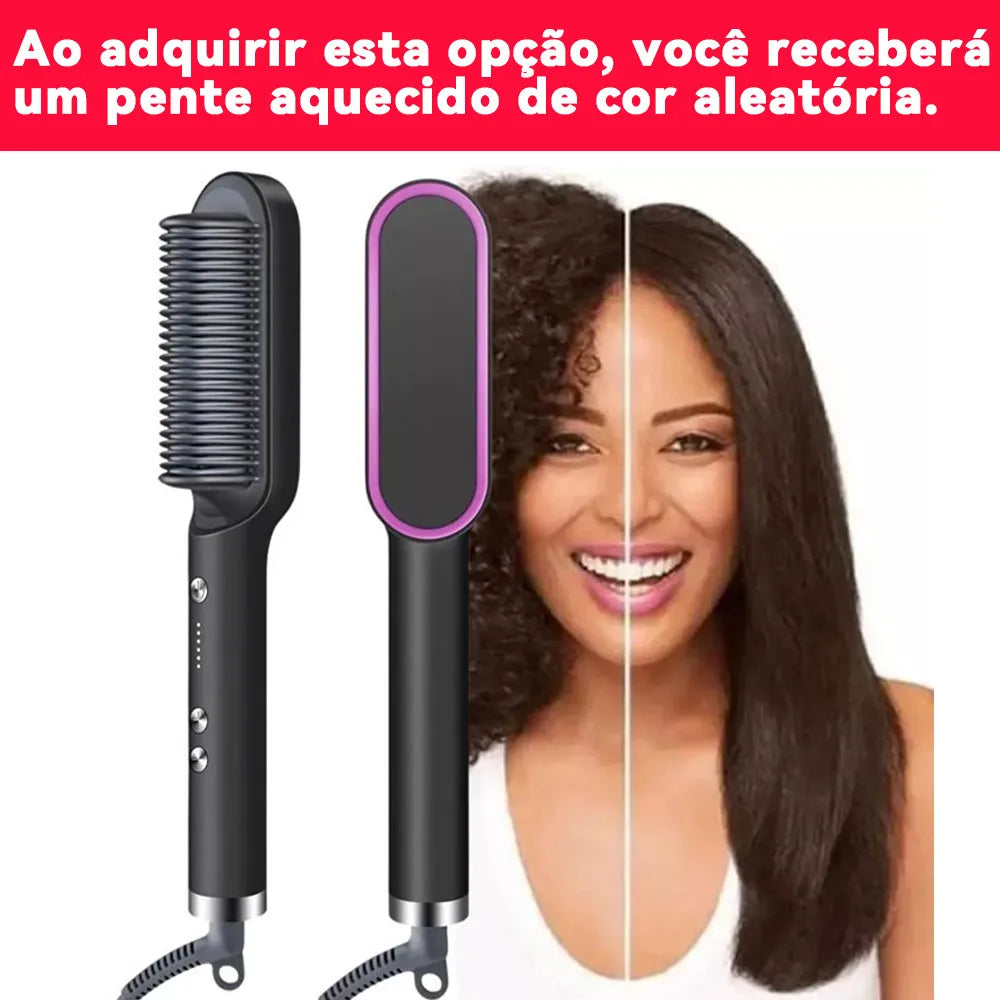 Professional Curl Styler & Ionic Hair Brush - 30s Rapid Heat, Lightweight Salon Design for Waves & Curls