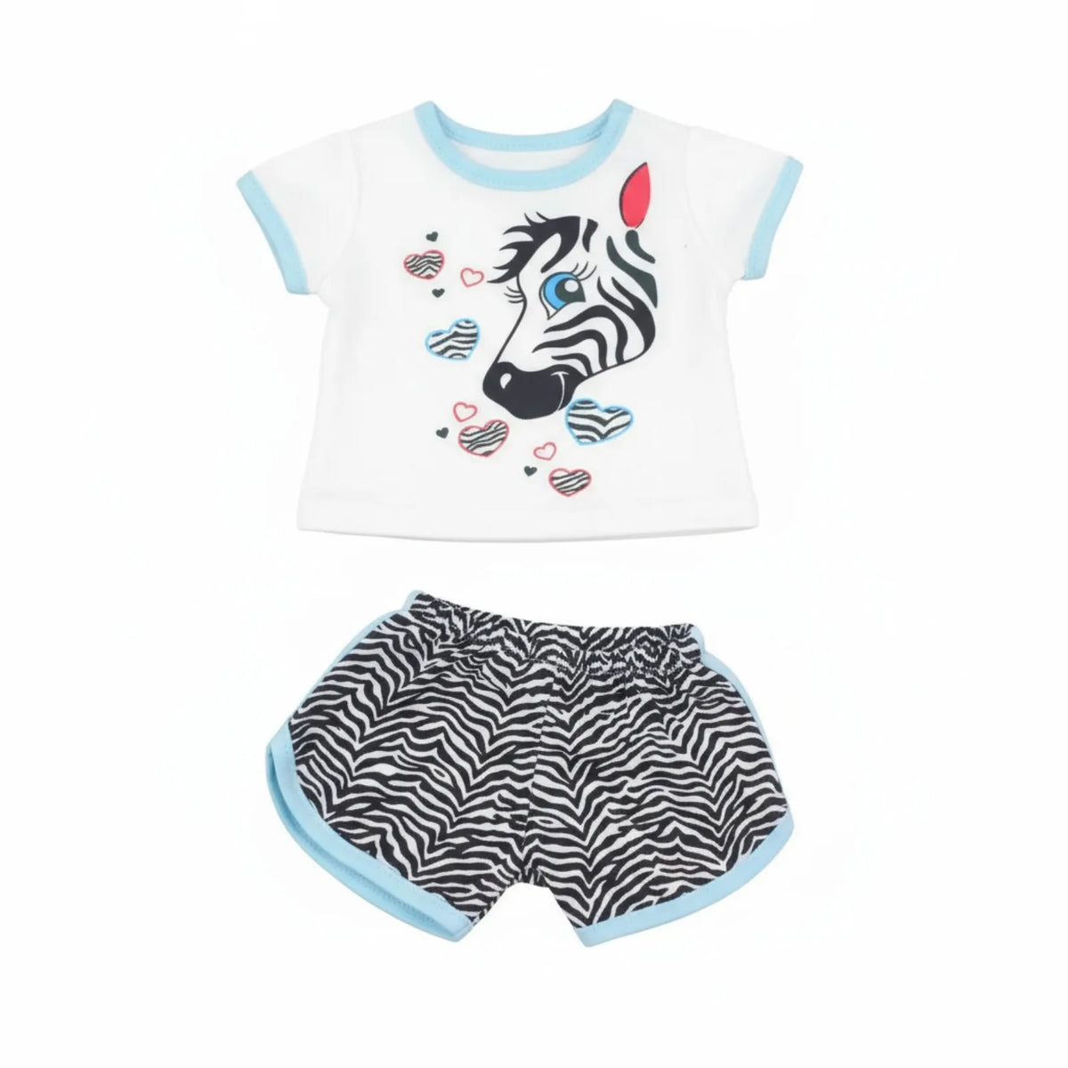 Cute Printed T-Shirt Top for 18-Inch (45.7 cm) & 43 cm Dolls, Short Doll Tee