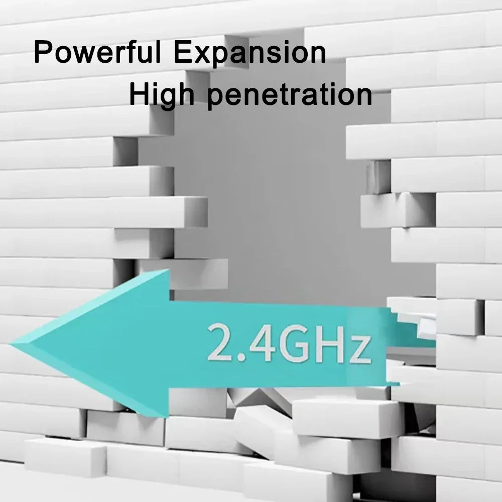 1200Mbps Dual-Band WiFi Extender (5GHz & 2.4GHz) - Wireless Repeater WiFi Booster with 100Mbps LAN Port
