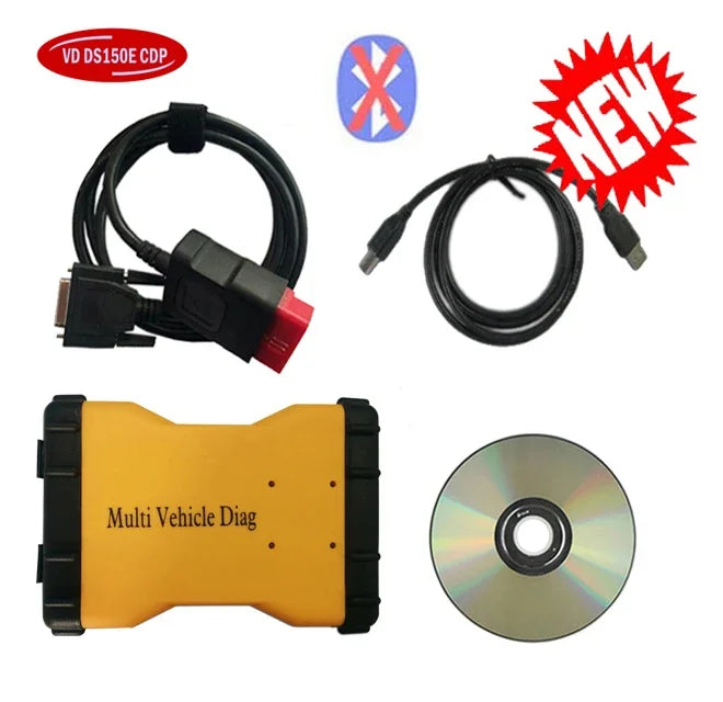 OBD2 OBD II Diagnostic Scanner for Cars & Trucks — Bluetooth USB Multi-Brand Diagnostic Tool