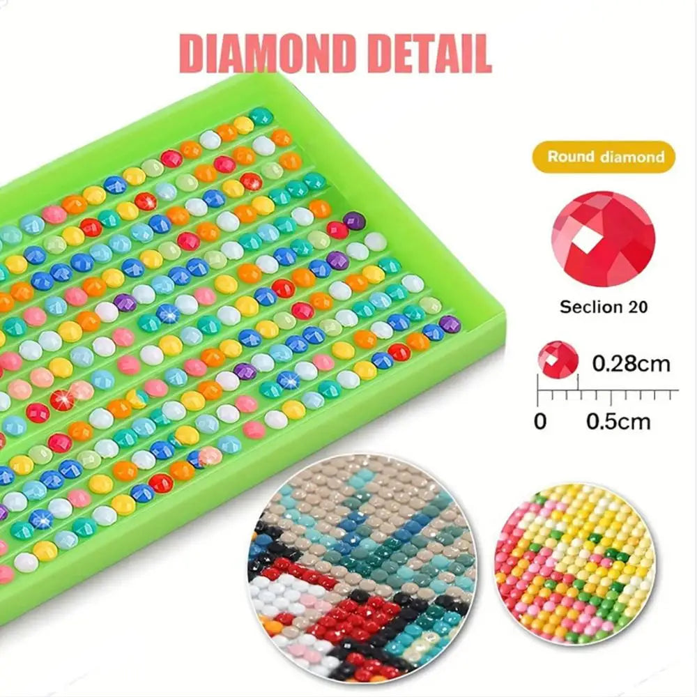 Diamond Painting Kit - Full Drill 20x20cm Assorted Patterns view 4