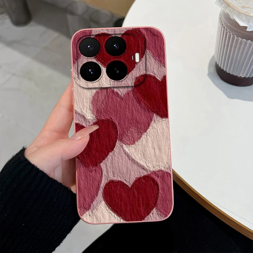 Liquid Silicone Phone Case for Xiaomi 17T / 17T Pro — Vibrant Fruit Print Soft Shell, Anti-Fingerprint Shockproof Bumper