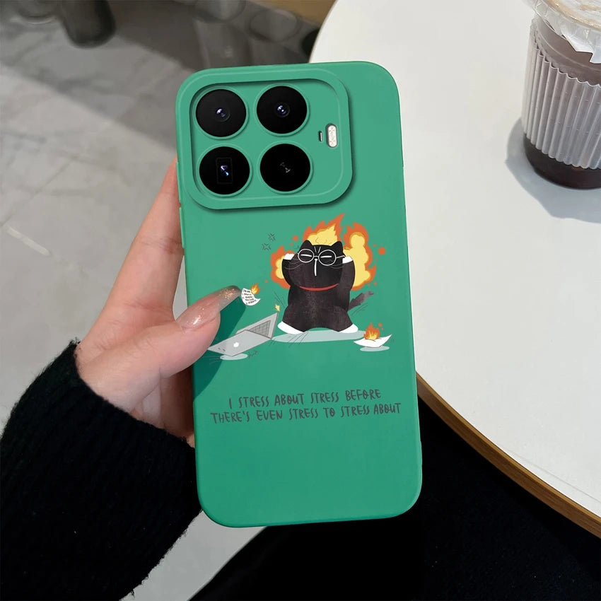 Liquid Silicone Phone Case for Xiaomi 17T / 17T Pro — Vibrant Fruit Print Soft Shell, Anti-Fingerprint Shockproof Bumper