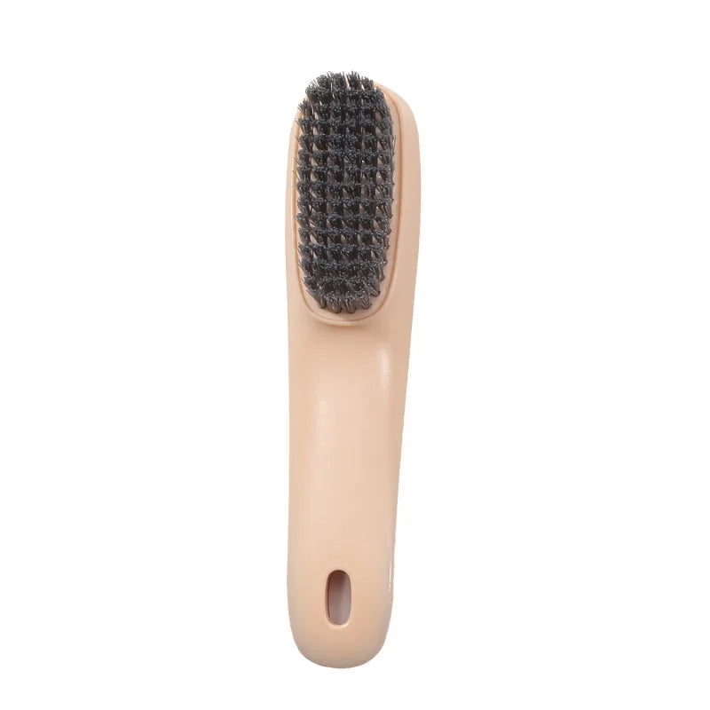 Multi-Purpose Shoe & Clothes Cleaning Brush – Plastic Scrub Brush (17 x 4 x 3 cm / 6.7 x 1.6 x 1.2 in) – 1/2/4-Pack
