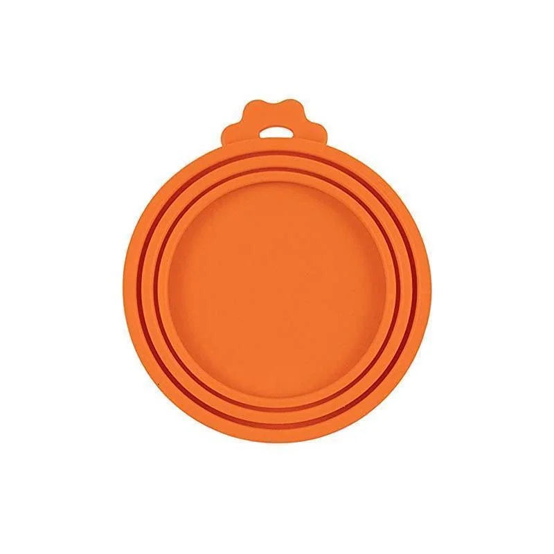 3-in-1 Silicone Pet Can Lid – Reusable Airtight Seal for Dog & Cat Cans, Fits 65/75/85mm (2.6" / 3.0" / 3.3")