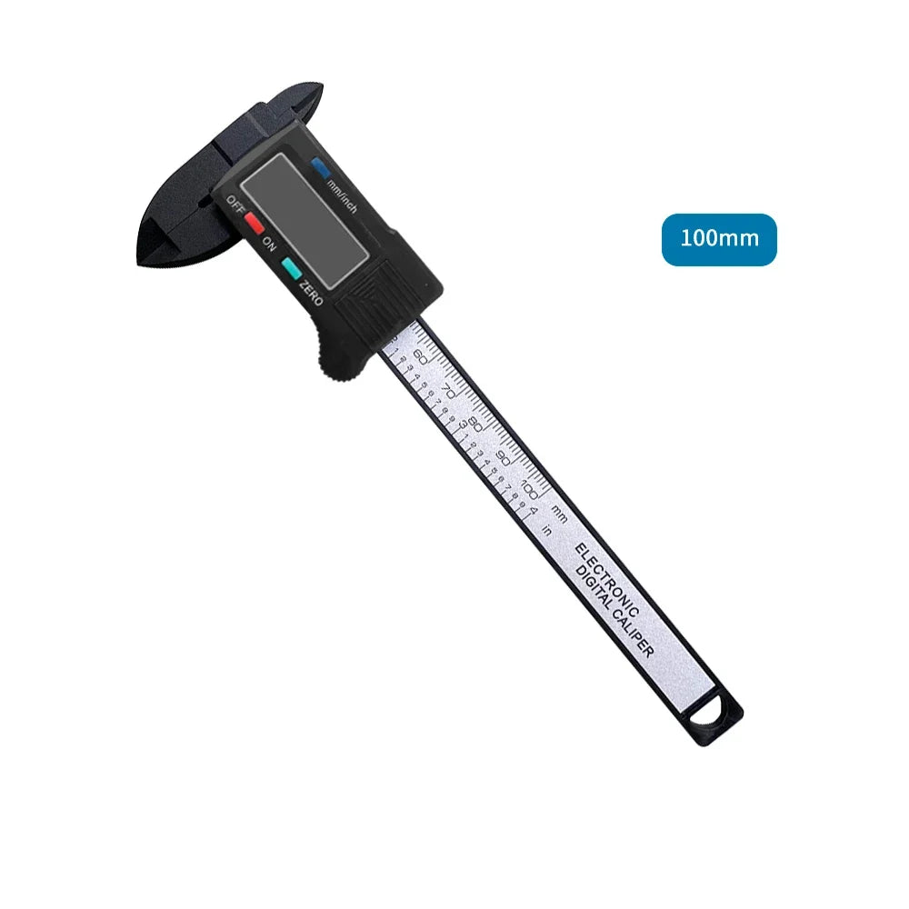 Digital Caliper 0-150 mm (0-6 in) Carbon Fiber Composite Electronic Vernier Caliper 0.01 mm Precision