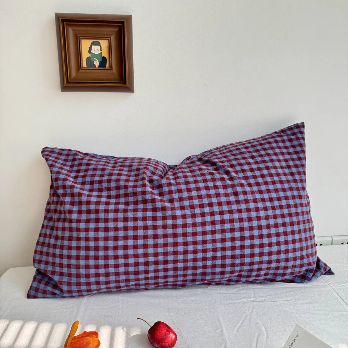 Soft Washed Cotton Striped Pillowcase - Single Pillow Cover 19 x 29 in (48 x 74 cm)