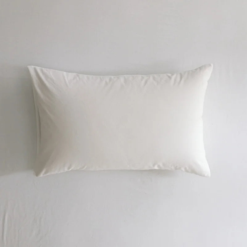 Washed Cotton Striped Pillowcase - 100% Cotton Envelope Pillow Cover, Breathable, 48 x 74 cm (19 x 29 in) - Single