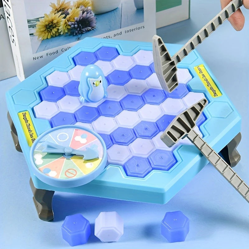 Save the Penguin Ice Tapping Rescue Game - STEM Educational Family & Party Game for Kids